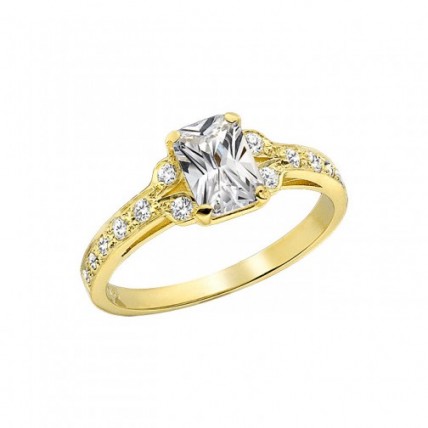 Δαχτυλίδι Χρυσό 14K (RI394 - RY107)